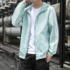 Thin summer men's loose sun-protective clothing, quick-drying sun-protective clothing, men's and women's cycling and fishing jackets, skin coats, windbreakers, and hair delivery services details Picture